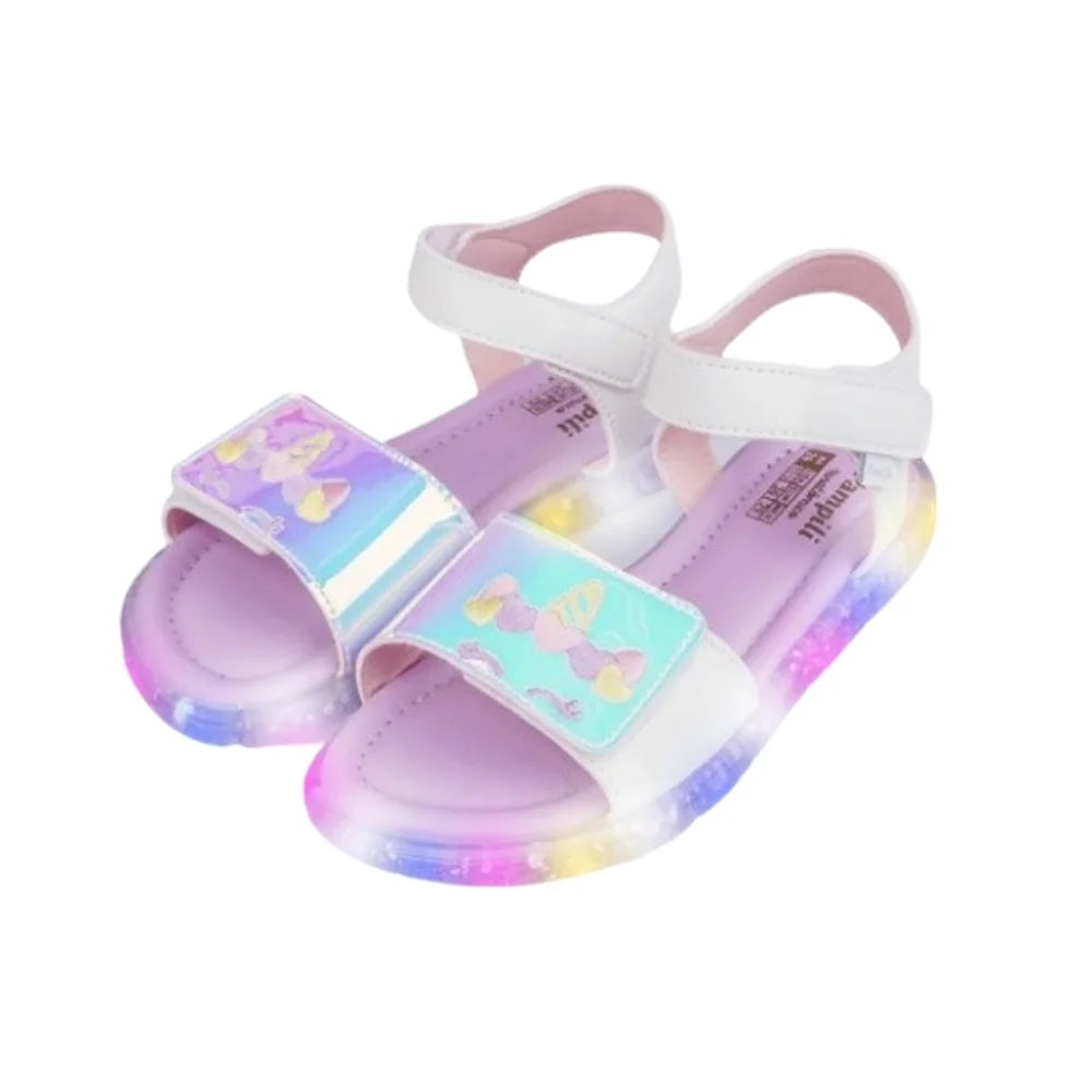 Sandália Papete Pampili Lulli Unicórnio Led