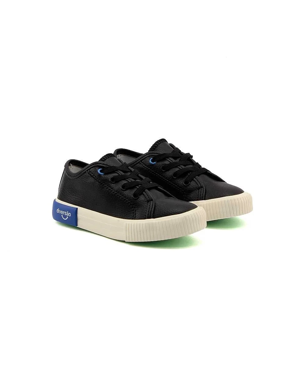 Tênis Diversão Mini Casey Preto