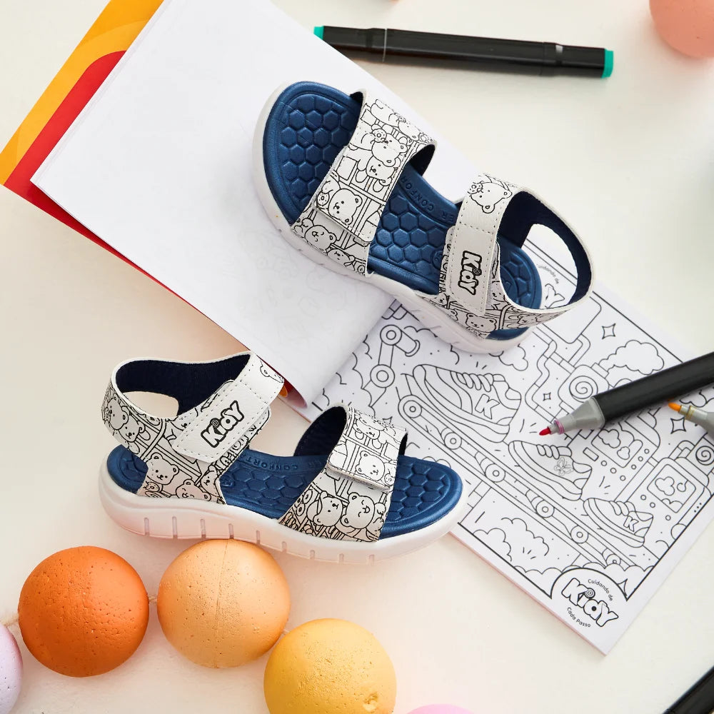 Sandália kidy Toys Goods Azul