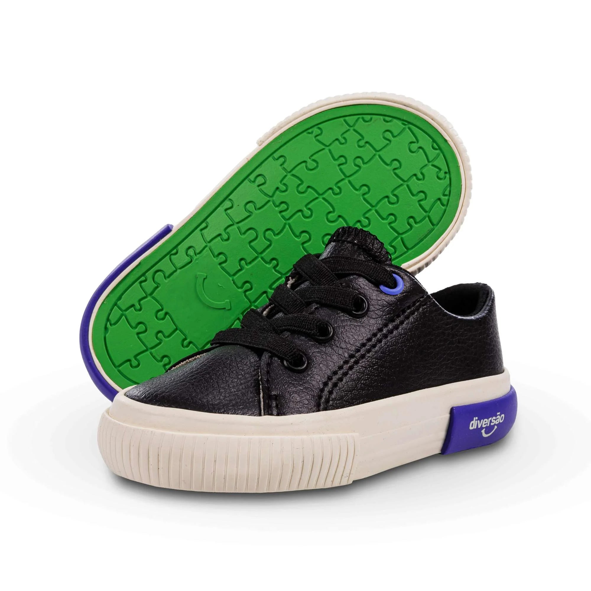 Tênis Diversão Mini Casey Preto