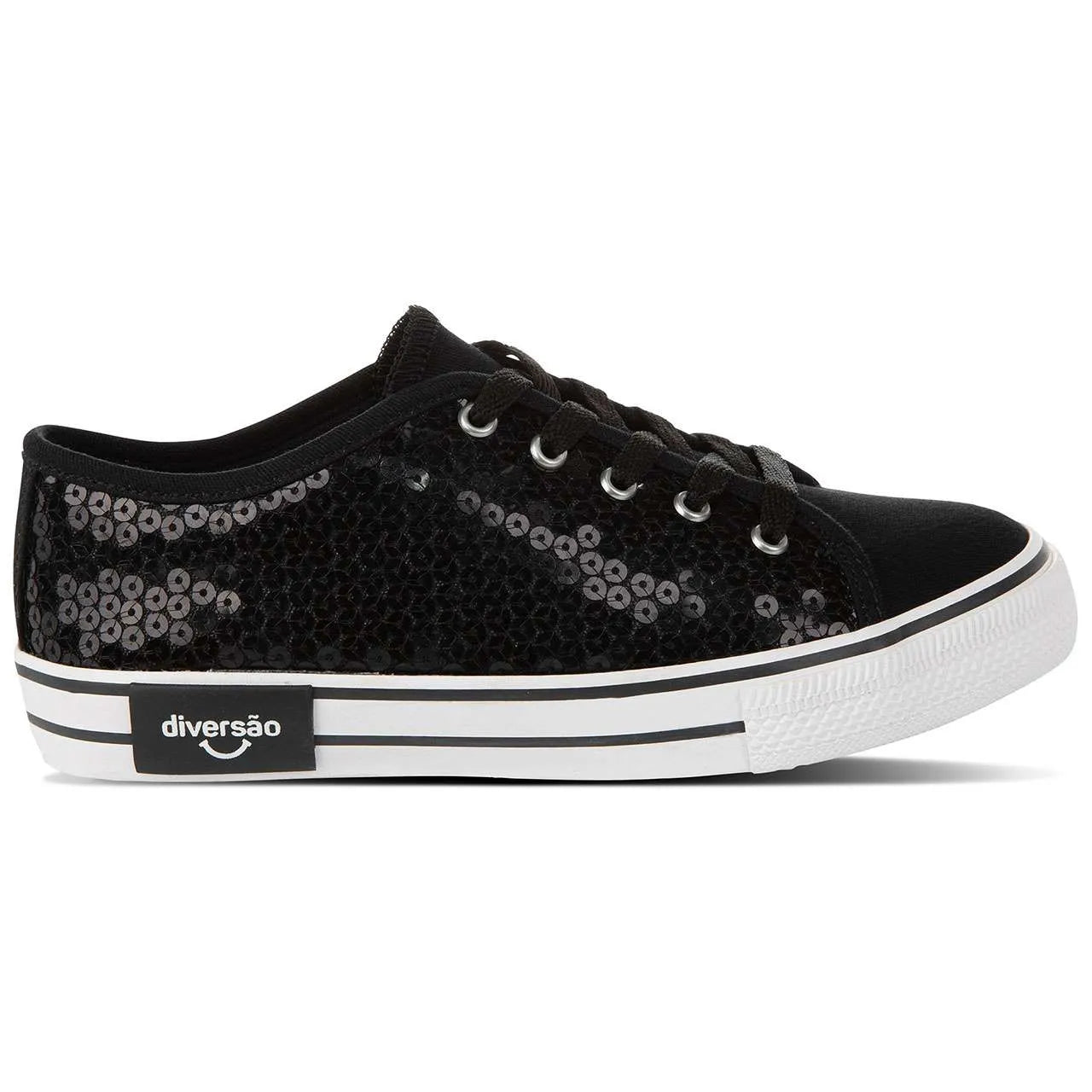 Tênis Diversão Mini Betina Preto
