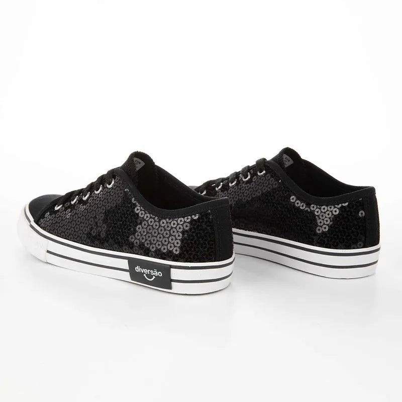 Tênis Diversão Mini Betina Preto