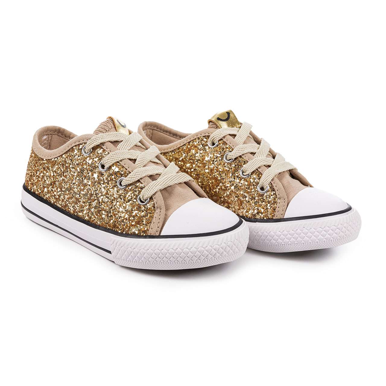 Tênis Diversão Mini Maitê Dourado