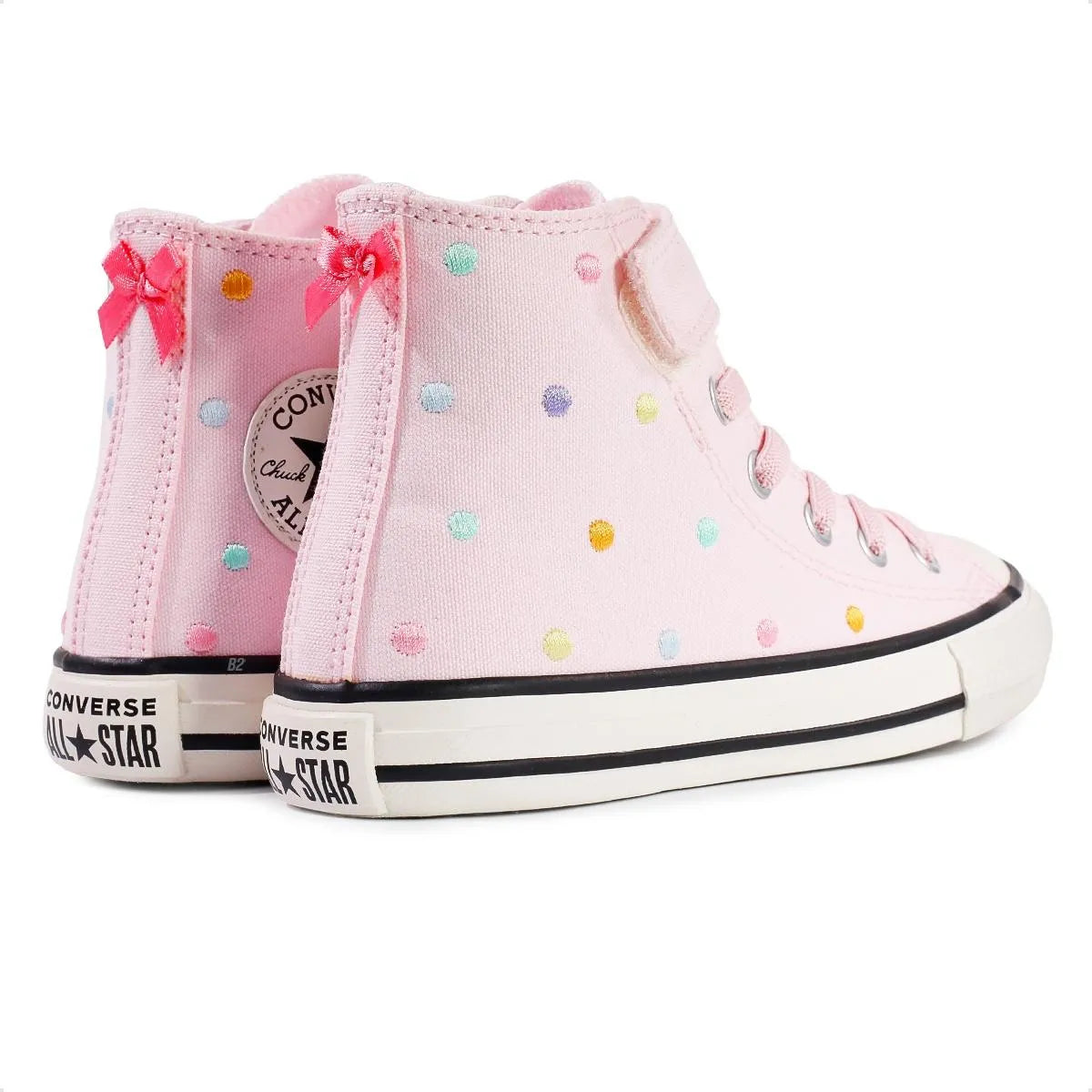Tênis Chuck Taylor All Star 1v Polka Dots Rosa