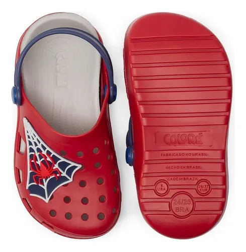 Babuche Pimpolho Colorê Homem-Aranha