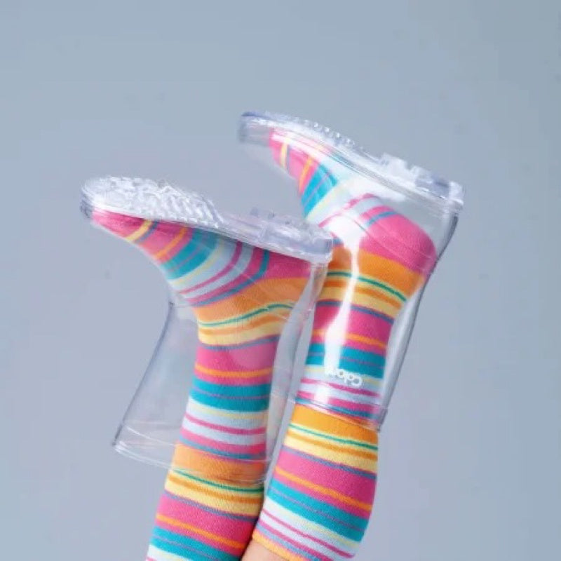 Galocha Pimpolho Colorê Transparente