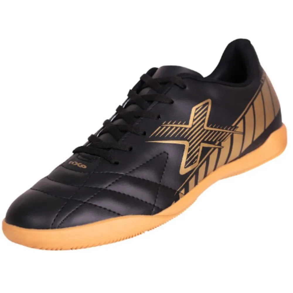 Chuteira OXN Track 2 Indoor Pro Preta/Dourada