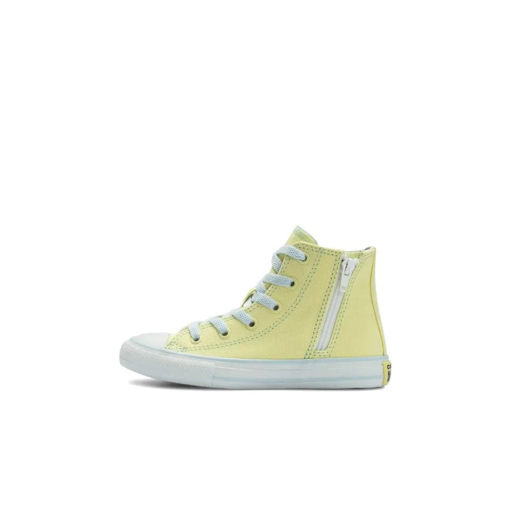 Tênis Chuck Taylor All Star Side Zip Cano alto Amarelo limão